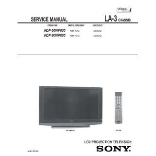 SONY KDF55WF655, KDF60WF655 Service Manual: Sony: Books