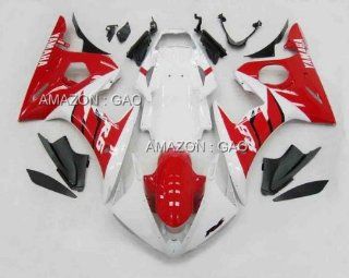 Gao_mtf_046_07 ABS Body Kit Injection Motorcycle Fairing Fit for Yamaha Yzf r6 2003 2004: Automotive