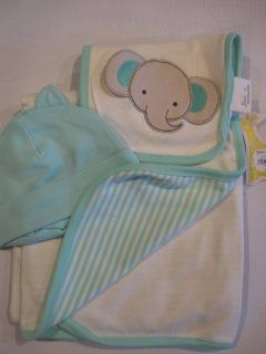 First Moments Baby Elphant Them Layette 3 Piece Set: Infant And Toddler Layette Sets: Clothing