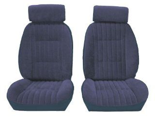 Acme U2006 M015M Front Blue Velour with Medium Blue Vinyl Bucket Seat Upholstery: Automotive