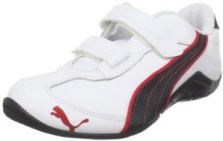 Puma Millennius Ballistic V Sneaker (Toddler/Little Kid/Big Kid),White/Black/Ribbon Red,10.5 M US Little Kid: Shoes