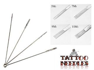 New Mixed Assorted Tattoo Disposable Needles 5M1 7M1 9M1 11M1 MIX (100 pieces) : Tattooing Products : Beauty