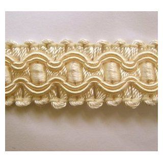 Wrights Salon Gimp Braid Trim Oyster White .5 Inches: Health & Personal Care