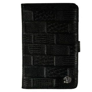 (Black Textured) VG Dauphine Faux Leather Portfolio Case Cover for Hisense Zero 7 Pro / Hisense Sero 7 LT 7" Tablets: Computers & Accessories