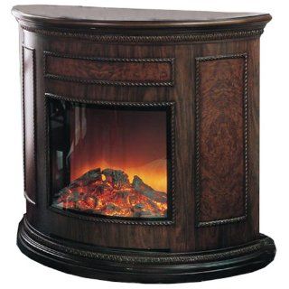 Yosemite Home Decor DF EFP180 Standing Electric Fireplace, Brown: Home Improvement