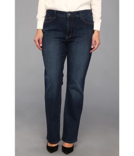 NYDJ Plus Size Plus Size Marilyn Straight Leg in Tustin Womens Jeans (Blue)