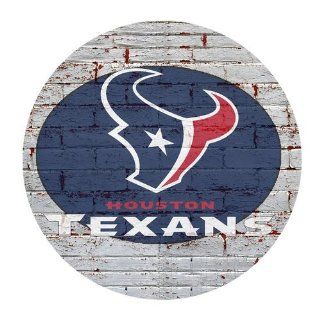 Custom Houston Texans Mouse Pad Standard Round Mousepad WP 666 : Office Products