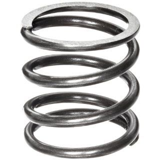 Music Wire Compression Spring, Steel, Inch, 0.85" OD, 0.085" Wire Size, 0.641" Compressed Length, 1" Free Length, 20.39 lbs Load Capacity, 56.8 lbs/in Spring Rate (Pack of 10): Industrial & Scientific