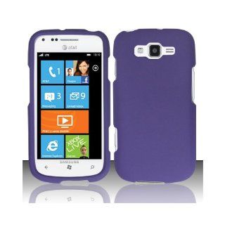 Purple Hard Cover Case for Samsung Focus 2 SGH I667: Cell Phones & Accessories