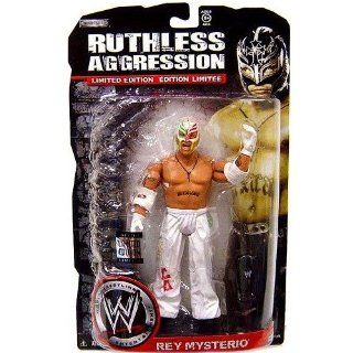 WWE Wrestling Ruthless Aggression Series 38 Limited Edition Action Figure Rey Mysterio (White Mexico Mask and Pants): Toys & Games