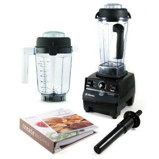 Vitamix CIA Professional Series Onyx Blender With Wet Container, Dry Grains Container, and 2 Cookbook: Kitchen & Dining