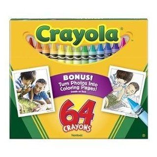 Toy / Game BINNEY & SMITH/CRAYOLA 64 Ct Vibrant classic crayons   Robust color assortment of primary colors: Toys & Games