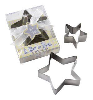 Kate Aspen "A Star Is Born" Star Shaped Cookie Cutters with Gift Box and Organza Bow : Baby Keepsake Boxes : Baby