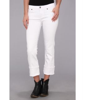 Stetson White Stretch Denim Crop Pant Womens Jeans (White)