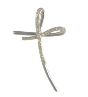Sterling Silver Cross Pendant (2.3" Long) "Beautifully Handcrafted in Thailand": Jewelry