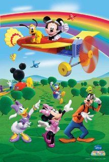 Mickey Mouse & Minnie Mouse Disney Pixar Poster wm677 Drive airplane : Prints : Everything Else