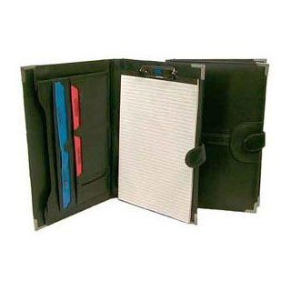 Black Leather look Legal Writing Pad With Organizer 712015BLK : Business Pad Holders : Office Products