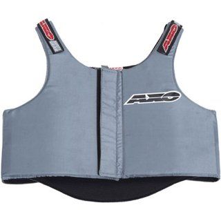AXO Rodeo Vest Jr. Youth Boys Protective Suit MotoX Motorcycle Body Armor   Gray / Small: Automotive