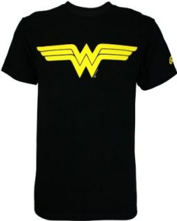 Wonder Woman Symbol Men's T Shirt, Black, XX Large: Clothing