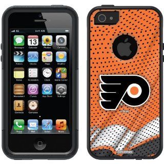 Philadelphia Flyers   Home Jersey design on a Black OtterBox Commuter Series Case for iPhone 5s / 5: Cell Phones & Accessories