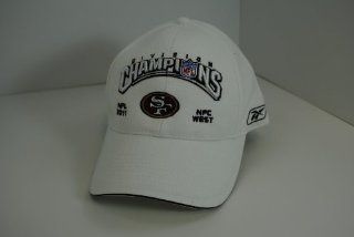 2011 San Francisco 49ers NFL Reebok NFC West Division Champions White Adjustable Hat: Everything Else