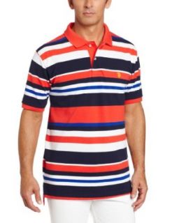 U.S. Polo Assn. Men's Multi colored Striped Polo at  Mens Clothing store Polo Shirts