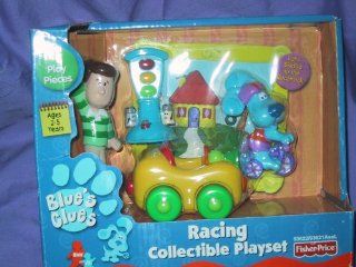 Blues Clues Racing Figures Playset Steve Car: Toys & Games