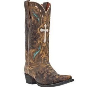 Dan Post Men's Anthem Cross Distressed Cowboy Boot: Shoes