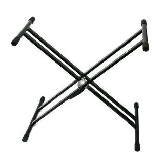 OSP Double Braced EZ Adjust Easy Lock Keyboard Stand: Musical Instruments