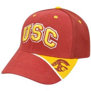 NCAA South California Trojans USC Cali Constructed Velcro Curved Bill Hat Cap : Sports Fan Baseball Caps : Sports & Outdoors