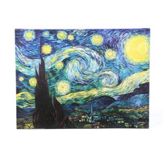 Starry Night by Vincent Van Gogh Painting Print on Canvas