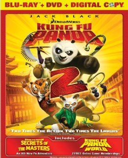Kung Fu Panda 2 / Secrets of the Masters (Two Disc Blu ray/DVD Combo): Jack Black, Angelina Jolie, Dustin Hoffman, Gary Oldman, Jackie Chan, Seth Rogen, Lucy Liu, David Cross, Jennifer Yuh: Movies & TV