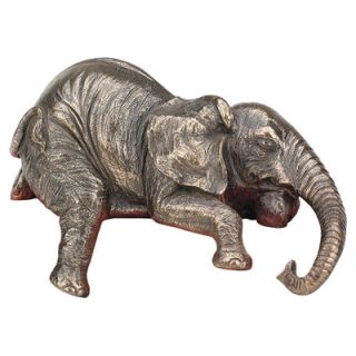 Design Toscano Ernest the Lounging Elephant Sitting Statue
