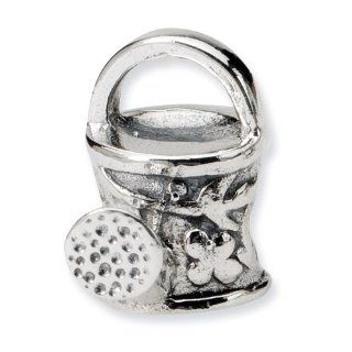 Sterling Silver Reflections Watering Can Bead: Bead Charms: Jewelry