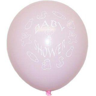 12" pink printed balloons   "Baby Shower": Patio, Lawn & Garden