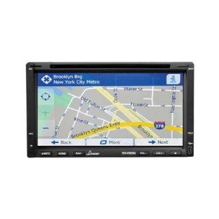Lanzar Snv695n 6.95 Double Din Dvd/Mp4/Mp3/Cd/Bluetooth/Gps : Vehicle Electronics : Car Electronics