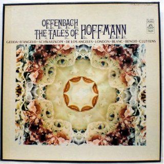 The Tales of Hoffman, Offenbach, Vinyl LP 3 Record Boxed Set: Jacques (Jakob) Offenbach, Andre Cluytens, Orchestre de la Societe des Concerts du Conservatoire, Gianna D'Angelo, Nicolai Gedda: Music