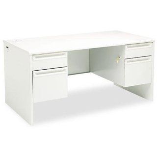 HON 38000 Series Double Pedestal Desk DESK,60X30,DBL PED,GY/GY (Pack of2) Electronics
