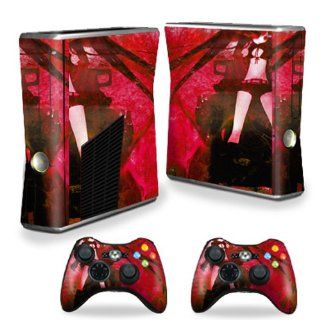 MightySkins Protective Vinyl Skin Decal Cover for Microsoft Xbox 360 S Slim + 2 Controller Skins Sticker Skins Anime Video Games