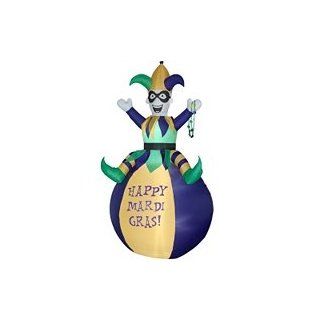 X LARGE 8 Foot Tall Mardi Gras Ball Jester Airblown Inflatable: Patio, Lawn & Garden