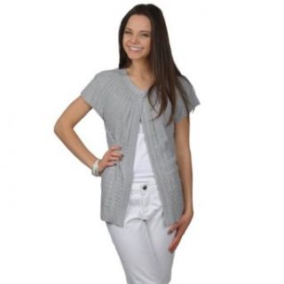 Brinley Co Womens Short sleeve Cardigan Sweater at  Womens Clothing store