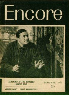 ENCORE Robert Bolt interview; Joseph Losey on Brecht 3 1961: Entertainment Collectibles