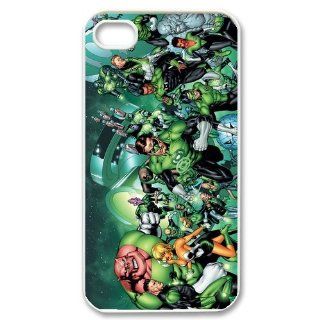 Custom Green Lantern Cover Case for iPhone 4 WX2255: Cell Phones & Accessories