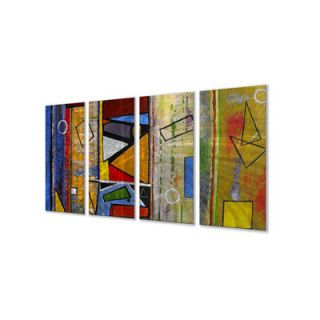My Walls Abstract by Ruth Palmer, Contemporary Wall Art   23.5 x 48