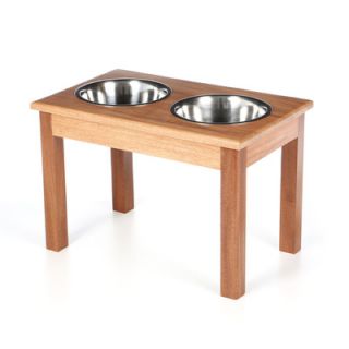 Classic Pet Beds 2 Bowl Traditional Style Pet Diner