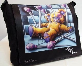 Custom Messenger Bag "Love & Hate" Designed By Graffiti and Pop Art Artist Erni Vales: Everything Else