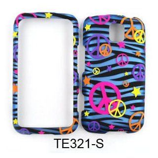 Cell Phone Snap on Case Cover For Lg Optimus M / Optimus C Ms 690    Smooth Finish With Colorful Floral Or Checkered Print: Cell Phones & Accessories