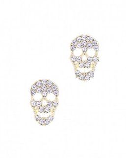 Crystal Skull Earrings: Jewelry