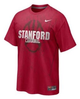 Stanford Cardinal Crimson Nike 2011 Official Football Practice T Shirt: Clothing