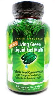 Irwin Naturals   Men's Living Green Liquid Gel Multi   90 Softgels Health & Personal Care